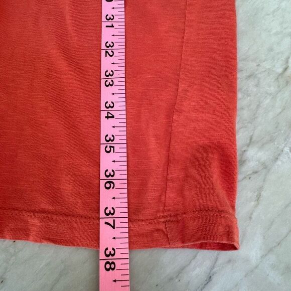 J. Jill Pure Jill Cotton Shift Tank Dress Sleeveless Size S Orange Salmon - Picture 6 of 7